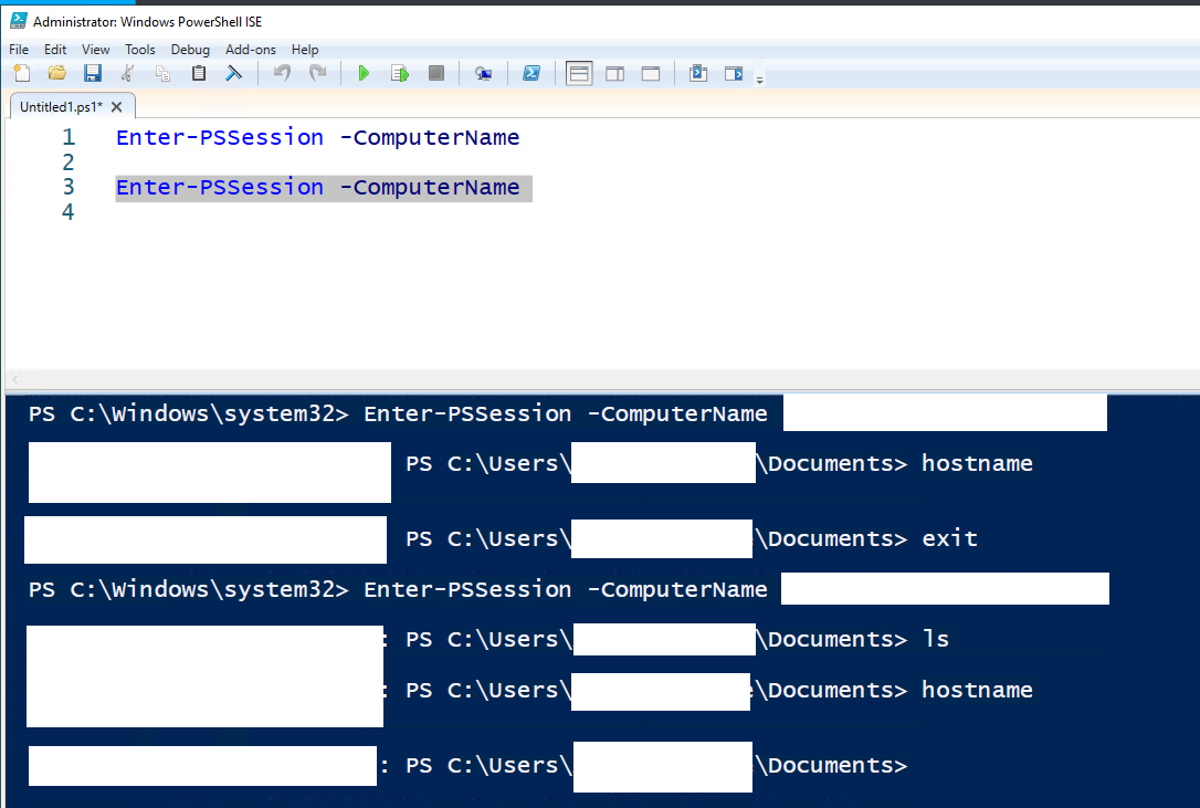 Checking the WinRM connection
